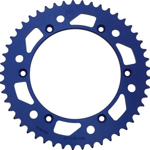 Moose Rear Aluminum Sprocket 49T Blue for Yamaha IT/TTR/WR/YZ