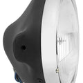 BikeMaster Slim Side Mount 7" Headlight Black/Clear