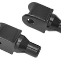 Kuryakyn Passenger Tapered Footpeg Adapters Black #8864 fits Honda