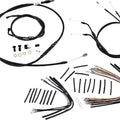 Burly Cable/Brake Line kit for 14" Gorilla Bars Black Harley Fxdwgi 07-08,10-11