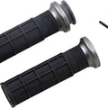 Odi Hart-Luck Signature V-Twin Lock-On Grips Black/Gun Metal Indian Roadmaster