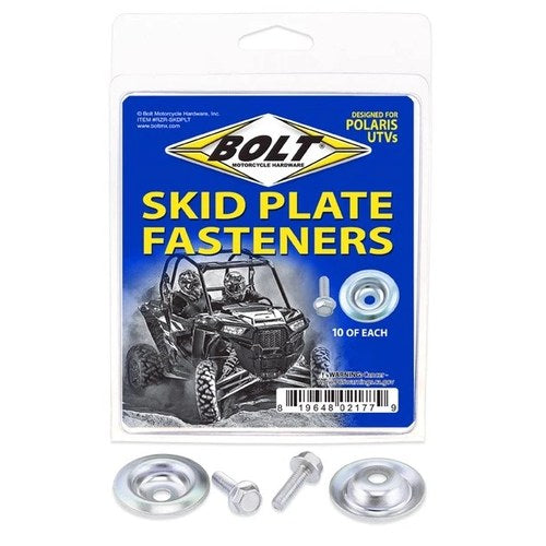 Bolt UTV Skid Plate Fasteners for Polaris 10-Pack