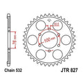 JT Steel Rear Sprocket 532 43T fits Suzuki RF900R 1994-2000