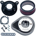 S&S Stealth Air Cleaner Kit w/Teardrop Cover Chrome 170-05424B Harley M8