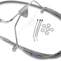 DS Braided Brake Line Kit Front +8" Harley Davidson Electra Glide/Street Glide