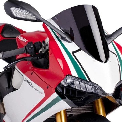 Puig R Racer Windscreen Black #5990N Ducati 1199/899