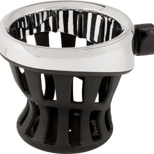 Ciro Gen 2 Passenger Drink Holder Black/Chrome #55422 Harley Davidson