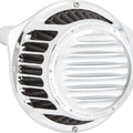 Arlen Ness Rough Crafts Round Air Cleaner Kit Chrome #RC-600-024 Harley Davidson