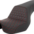 Saddlemen Step-Up HC Seat Red Stitch #284710 Harley Davidson Dyna