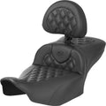 Saddlemen RoadSofa LS/CF Ext. Reach Seat With Backrest #284987 Harley Davidson