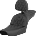 Saddlemen RoadSofa LS Seat With Backrest #284921 Harley Davidson Dyna 2004-2005