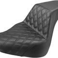 Saddlemen Step-Up LS Seat F. Lattice Stitch Black #283931 Harley Davidson