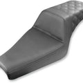 Saddlemen Step-Up LS Seat R. Lattice Stitch Black #283635 Harley Davidson