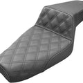 Saddlemen Step-Up LS Seat F. Lattice Stitch Black #283586 Harley Davidson