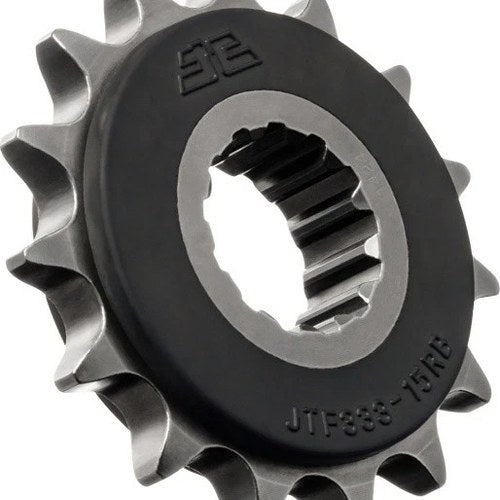 JT Rubber Cushioned Front Sprocket 530 15T Natural #JTF333.15RB for Honda