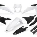 UFO Complete Plastics Kit 25 Special White/Black #KTKIT530F-222 KTM