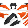 UFO Complete Plastics Kit 25 Special Orange/Black #KTKIT530F-333 KTM