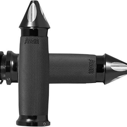 Avon Spike Custom Contour Grips Black Indian Chief/Chieftain/Roadmaster