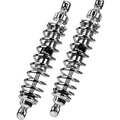 Bitubo WMB0 Twinshocks for Maxi-Scooters – Adjustable Spring Preload, Chrome
