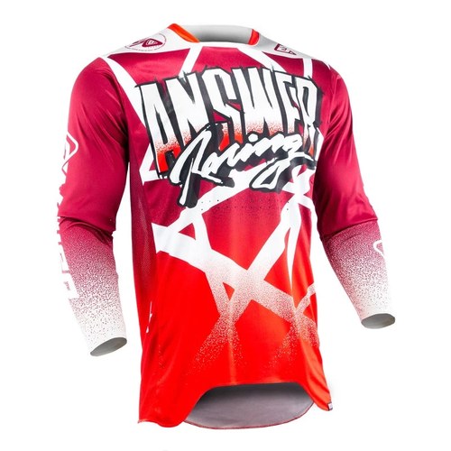 Answer 26 LE For Elite Chaos Artifacts Powersports Jersey 50th Anniversary Red