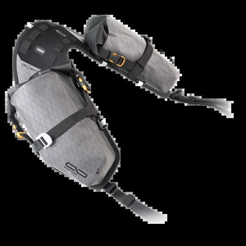 Giant Loop MoJavi Saddlebag Zip Gray for Powersports Vehicles MSB25-Z-G
