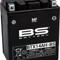 BS Battery Maintenance Free Battery BTX14AH-BS #300606 for Indian/Suzuki/Victory