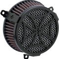 Cobra Cross Air Intake System Black #606-0102-02B-SB Harley Davidson