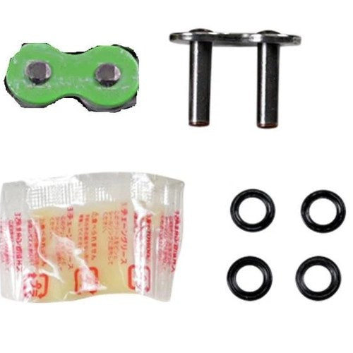 RK 525 Zxw Premium High Performance XW-Seal Chain Rivet Master Link Green