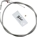 Barnett Push Idle Cable +6 Stainless Braided #114579 Harley Davidson