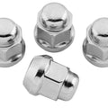 Quadboss Lug Nuts 12mm x 1.25 17mm Head Chrome 4-Pack