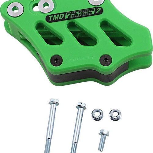 TM Designworks Factory Edition #2 Chain Guide Green fits Kawasaki KX250F/KX450F