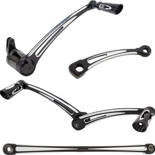 Arlen Ness Deep Cut Foot Control Kit Black #420-106 Harley Davidson