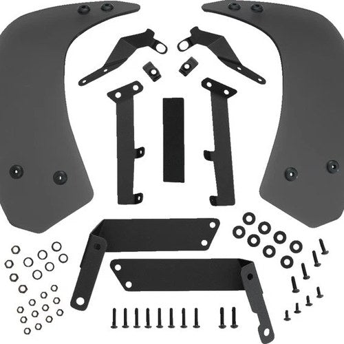 Show Chrome Aeroflo Lower Wind Deflectors Smoke #41-423S Can-Am