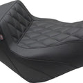Mustang Squareback/Fastback Solo Seat Diamond Stitch 76430 for Kawasaki Vulcan S