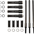 Rocket Cams Speedy Pushrods With Covers Black #6-6004B Harley Davidson