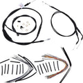 Burly Cable/Line Kit for 14" Jail Bars Black w/o ABS Single Disc B30-1137