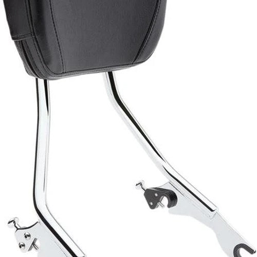 Cobra Detachable Backrest Chrome #602-2001 Harley Davidson