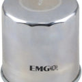Emgo Micro Glass Oil Filter Chrome #10-82222 fits Kawasaki/Honda/Yamaha