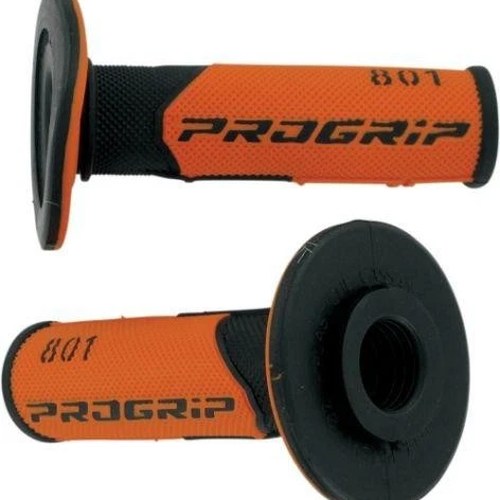 Pro Grip 801 Hybrid Duo-Density Cross Grips Black/Orange