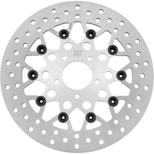 Twin Power Floating Mesh Brake Rotor 11.5" Front Silver #1441TS Harley Davidson