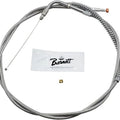 Barnett Pull Throttle Cable +10 Stainless Braided #114141 Harley Davidson