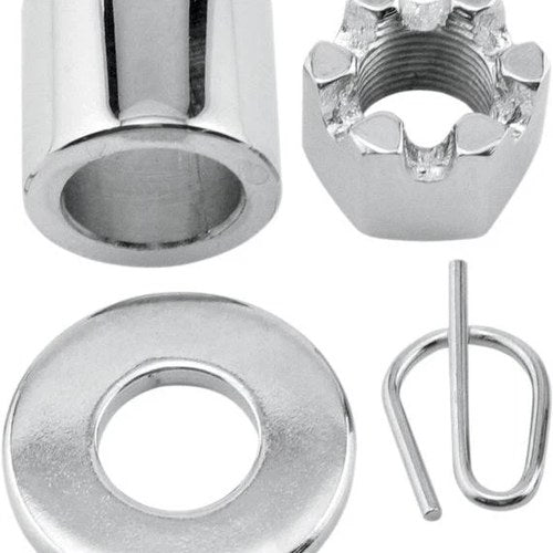 Colony Axle Spacer/Nut Kit Front Chrome #2032-4 Harley Davidson Softail