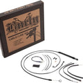 Burly Handlebar Cable/Line Kit for 16" Hangers w/ABS Black #B30-1256