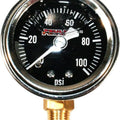 Feuling Liquid-Filled Pressure Gauge Black with Bottom 1/8 Npt Port Black
