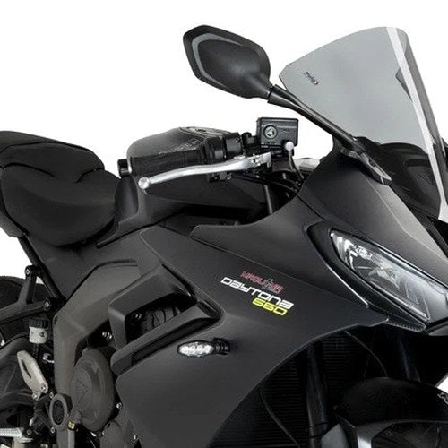 Puig R Racer Windscreen Smoke #22085H Triumph Daytona 660 2024-2025