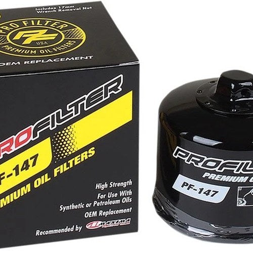Pro Filter Premium Oil Filter Black #PF-147 for Yamaha XP500 T-Max 500 2009-2011