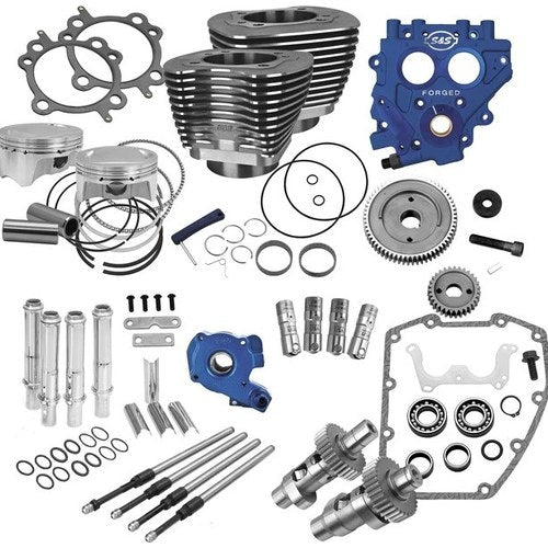 S&S Power Pack with 585 Easy Start Gear Drive Cams Black #330-0665