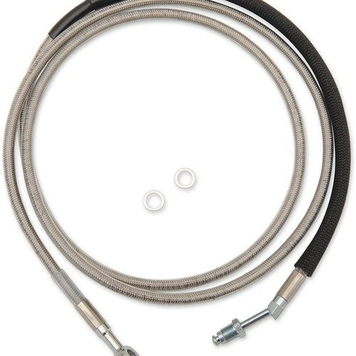 DS Braided Alternate Length Hydraulic Clutch Line 74-1/8" +4" Clear Coat #211960