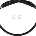 DS Black Vinyl Front Upper ABS Brake Line Kit 25-1/2" +4" Black #212103