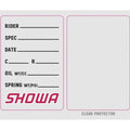 Factory Effex Suspension Spec Sticker for Showa Forks 3-Pack